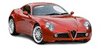 Catálogo de recambios para ALFA ROMEO 8C
