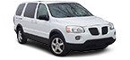 Catálogo de recambios para PONTIAC MONTANA