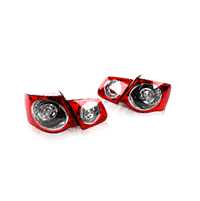 Luces traseras rojas