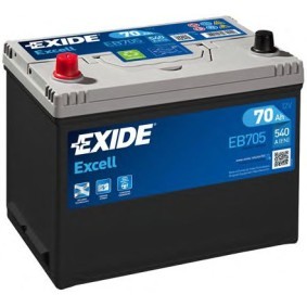 Køb Starterbatteri af EXIDE EB705 til den lave pris 865,16 DKK