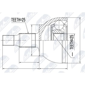 Comprar Juego de articulación, árbol de transmisión de NTY NPZ-ME-007 a bajo precio de 42,29 €