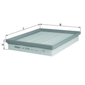 Comprar Filtro de aire de MAHLE ORIGINAL LX 3149 a bajo precio de 9,75 €