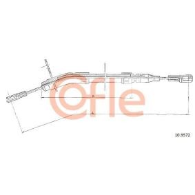 Comprar Cable de freno de mano de COFLE 10.9572 a bajo precio de 22,89 €