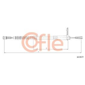 Comprar Cable de freno de mano de COFLE 10.9577 a bajo precio de 21,94 €