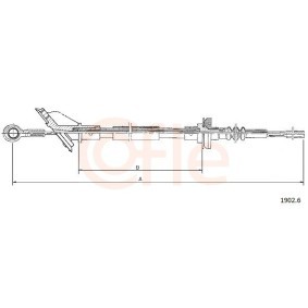 Comprar Cable de freno de mano de COFLE 10.9850 a bajo precio de 37,21 €