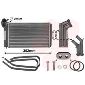 Wärmetauscher, Innenraumheizung 58006201 SEAT ALHAMBRA von VAN WEZEL