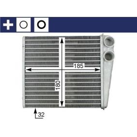 Wärmetauscher, Innenraumheizung von MAHLE ORIGINAL AH 208 000S