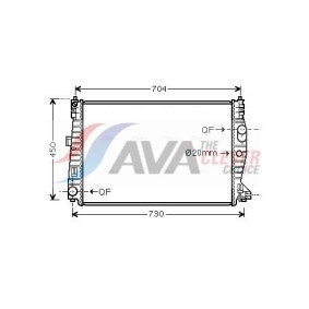 Wärmetauscher, Innenraumheizung von AVA COOLING SYSTEMS AI6223