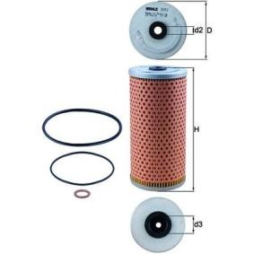 Ölfilter von MAHLE ORIGINAL OX 92D