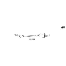 Acquista Kit di retrofit catalizzatore / filtro antiparticolato (sistema combinato) da HJS 93 11 9012 a buon mercato per soli 1039,99 €