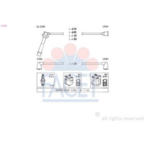 Acquista Kit cavi candele da FACET 4.7231 a buon mercato per soli 142,27 €
