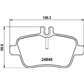 LAND ROVER Wasserpumpe von HELLA