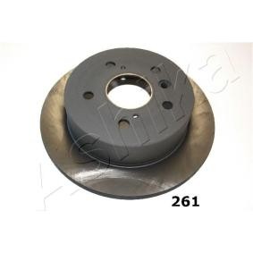 Achetez des Disque de frein ASHIKA 61-02-261 à prix pour 48,96 €