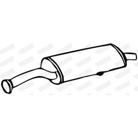 Compre Panela de escape traseira da WALKER 03462 a um preço baixo por 37,88 €