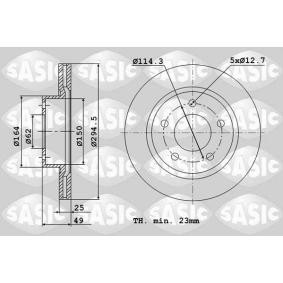 Osta Jarrulevy SASIC:llä 6106263 edullisesti hintaan 104,20 €