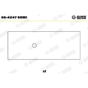 Acquista Bronzina cuscinetto, Biella da GLYCO 55-4247 SEMI a buon mercato per soli 4,70 €