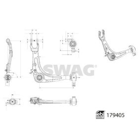 Anschlagpuffer, Federung 62 93 7189 von SWAG günstig für 9,10 € online kaufen