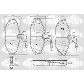 Acquista Kit pastiglie freni da SASIC 6210005 a buon mercato per soli 44,14 €
