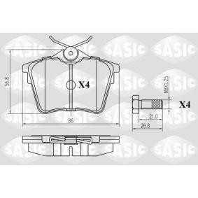 Acquista Kit pastiglie freni da SASIC 6210022 a buon mercato per soli 33,31 €