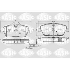 Bremsbeläge 6216027 für MINI