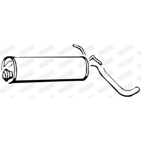 Compre Panela de escape traseira da WALKER 14033 a um preço baixo por 59,20 €