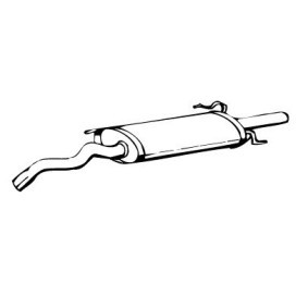 Compre Panela de escape traseira da VEGAZ TS-121 a um preço baixo por 140,23 €