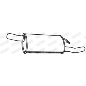 Compre Panela de escape traseira da WALKER 17845 a um preço baixo por 162,69 €
