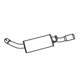 Compre Panela de escape traseira da VEGAZ FS-264 a um preço baixo por 124,93 €