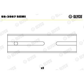 Acquista Bronzina cuscinetto, Biella da GLYCO 55-3567 SEMI a buon mercato per soli 3,61 €