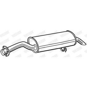 Compre Panela de escape traseira da WALKER 19085 a um preço baixo por 104,70 €