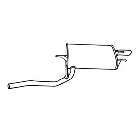 Compre Panela de escape traseira da VEGAZ TS-198 a um preço baixo por 126,48 €