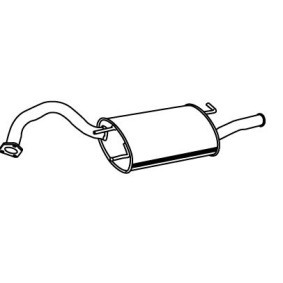 Compre Panela de escape traseira da VEGAZ MIS-107 a um preço baixo por 124,23 €