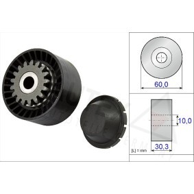 Spannrolle, Keilrippenriemen von AUTEX 654465