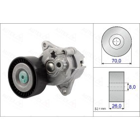 Compre Tensor de correia, correia trapezoidal estriada da AUTEX 654917 a um preço baixo por 38,77 €
