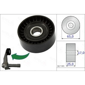 Spannrolle, Keilrippenriemen von AUTEX 654980