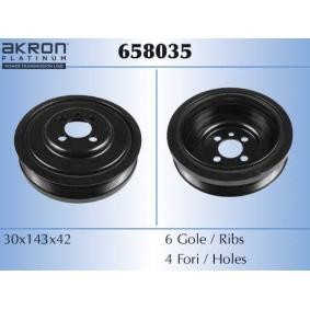 Achetez des Poulie damper (vilebrequin) MALÒ 658035 à prix pour 74,91 €