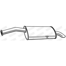 Compre Panela de escape traseira da WALKER 21084 a um preço baixo por 281,47 €
