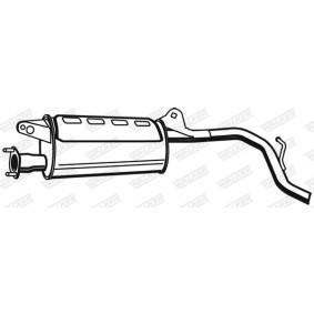 Endschalldämpfer von WALKER 21106