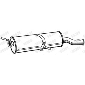 Compre Panela de escape traseira da WALKER 22928 a um preço baixo por 64,49 €