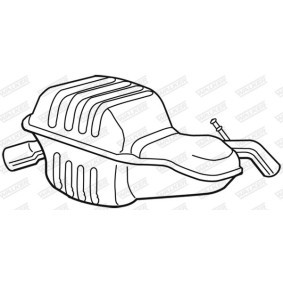 Compre Panela de escape traseira da WALKER 22952 a um preço baixo por 202,42 €