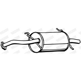 Compre Panela de escape traseira da WALKER 22989 a um preço baixo por 82,10 €