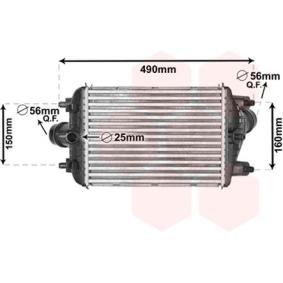 Kjøp Intercooler av VAN WEZEL 74004081 til den lave prisen 5827,25 NOK