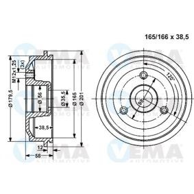 Comprar Tambor de freno de VEMA 800842 a bajo precio de 45,78 €