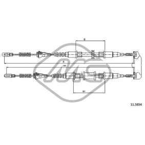 Comprar Cable de freno de mano de Metalcaucho 82498 a bajo precio de 37,13 €
