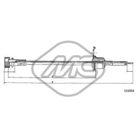 Tachowelle des Herstellers Metalcaucho - Originalware Artikelnummer: 83667