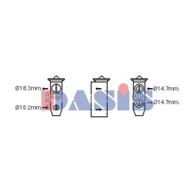 Achetez des Détendeur, climatisation AKS DASIS 840325N à prix pour 44,81 €