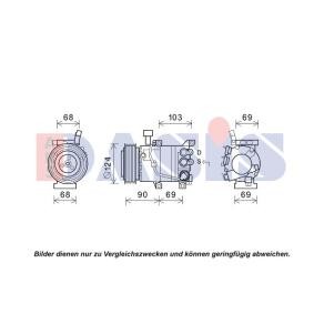 Osta Ilmastoinnin kompressori AKS DASIS:llä 852835N edullisesti hintaan 385,08 €