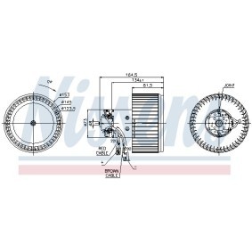 Innenraumgebläse von NISSENS 87093