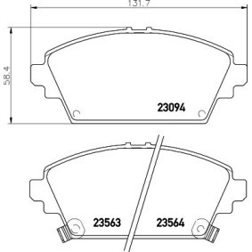 Bremsschlauch für DAIHATSU von HELLA