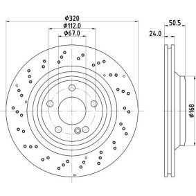 Bremsschlauch für DAIHATSU von HELLA